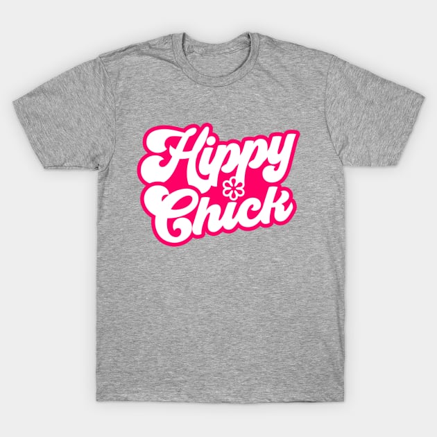 Hippy Chick T-Shirt by VDUBYA